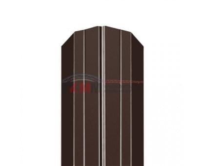 Евроштакетник М - образный, 101 мм, двухсторонний, ПЭ, толщина - 0,5 мм.
