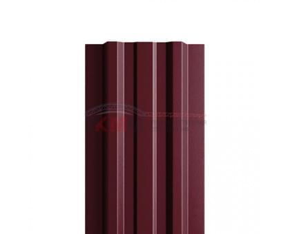Евроштакетник ECON-T 16,5х99-0,4 RAL3005 Полиэстер.