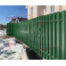 Евроштакетник SUN-O 16,5х118-0,45 RAL6002 Полиэстер
