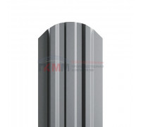 Евроштакетник ECON-O 16,5х99-0,45 RAL7004 Полиэстер.