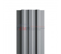 Евроштакетник ECON-T 16,5х99-0,4 RAL7004 Полиэстер.