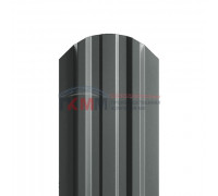 Евроштакетник ECON-O 16,5х99-0,45 RAL7005 Полиэстер