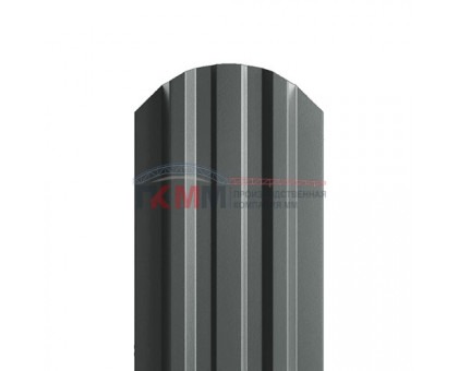 Евроштакетник ECON-O 16,5х99-0,45 RAL7005 Полиэстер