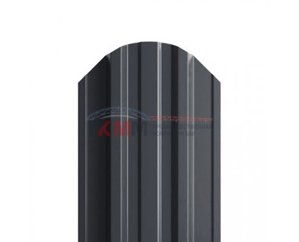 Евроштакетник SUN-O 16,5х118-0,45 RAL7024 Viking