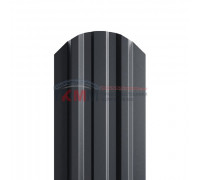 Евроштакетник ECON-O 16,5х99-0,45 RAL7024 Полиэстер.