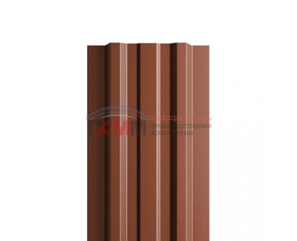 Евроштакетник ECON-T 16,5х99-0,5 RAL8004 Norman