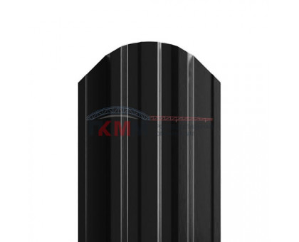 Евроштакетник SUN-O 16,5х118-0,5 RAL9005 PURMAN