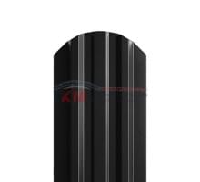 Евроштакетник ECON-O 16,5х99-0,5 RAL9005 PURMAN