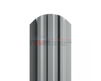 Евроштакетник ECON-O 16,5х99-0,45 RAL9006 Полиэстер.