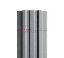 Евроштакетник ECON-T 16,5х99-0,5 RAL9006 Norman