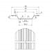Штакетник металлический П-образный широкий 115мм, 0,5мм
