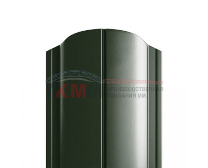 Евроштакетник ECON 19х126-0,45 RAL6007 Viking.