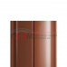 Евроштакетник ECON 19х126-0,5 RAL8004 Norman.