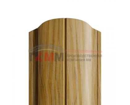 Евроштакетник ECON 19х126-0,5 Золотой Дуб ECOSTEEL_ТД.