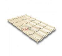 Металлочерепица камея 0,5 RAL 1015 Satin