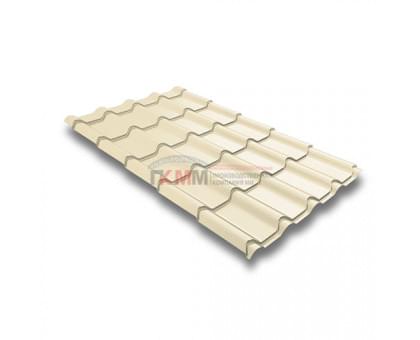 Металлочерепица камея 0,5 RAL 1015 Satin