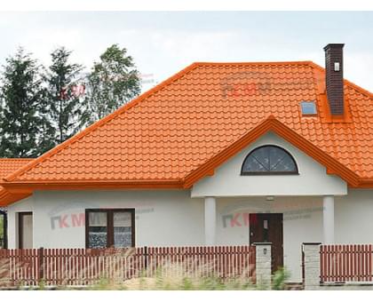 Металлочерепица камея 0,45 RAL 2004 Полиэстер