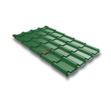 Металлочерепица камея 0,45 RAL 6002 Полиэстер