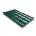 Металлочерепица камея 0,45 RAL 6005 Drap