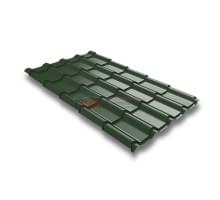 Металлочерепица камея 0,5 RAL 6020 Velur20