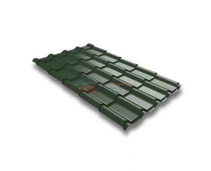 Металлочерепица камея 0,5 RAL 6020 Velur20