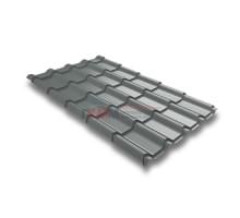 Металлочерепица камея 0,45 RAL 7005 Полиэстер