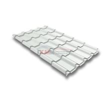 Металлочерепица камея 0,5 RAL 9003 Quarzit