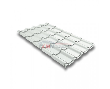 Металлочерепица камея 0,5 RAL 9003 Quarzit