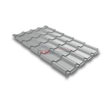 Металлочерепица камея 0,45 RAL 9006 Полиэстер