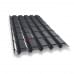 Металлочерепица монкатта-0,45 RAL7024 Drap