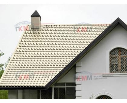 Металлочерепица каскад 0,45 RAL 1015 Полиэстер