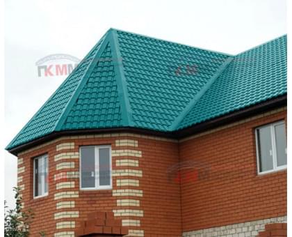 Металлочерепица монкатта-0,45 RAL5021 Полиэстер