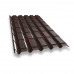 Металлочерепица монкатта-0,5 RAL8017 Velur