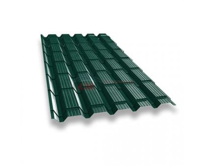 Металлочерепица монкатта-0,45 RAL6005 Drap Металлочерепица монкатта-0,45 RAL6005 Drap
