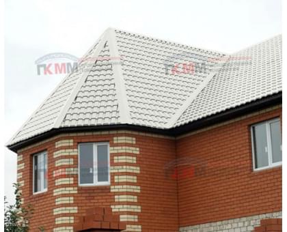 Металлочерепица монкатта-0,45 RAL9003 Полиэстер