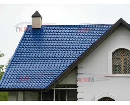 Металлочерепица каскад 0,45 RAL 5005 Полиэстер Металлочерепица каскад 0,45 RAL 5005 Полиэстер