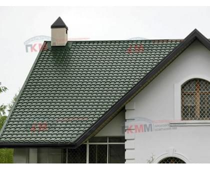 Металлочерепица каскад 0,5 RAL 6020 Velur20 Металлочерепица каскад 0,5 RAL 6020 Velur20
