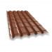 Металлочерепица каскад 0,5 RAL 8004 Satin