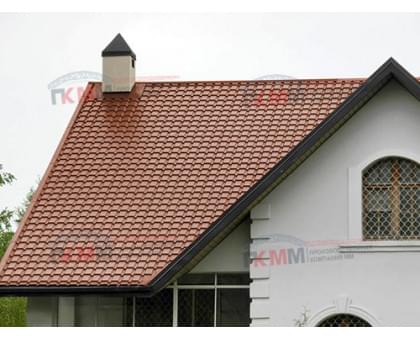 Металлочерепица каскад 0,5 RAL 8004 Satin