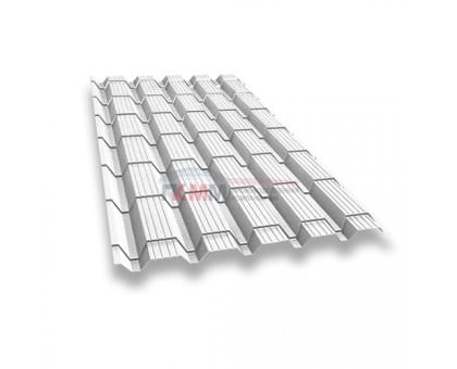 Металлочерепица каскад 0,5 RAL 9003 Satin