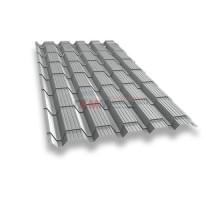 Металлочерепица каскад 0,45 RAL 9006 Полиэстер