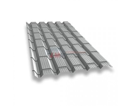 Металлочерепица каскад 0,45 RAL 9006 Полиэстер