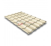 Металлочерепица кредо 0,5 RAL 1015 Satin
