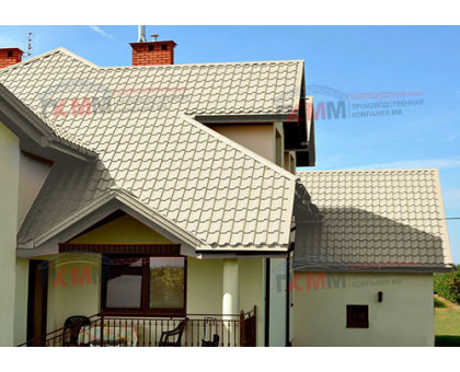Металлочерепица кредо 0,5 RAL 1015 Satin Металлочерепица кредо 0,5 RAL 1015 Satin