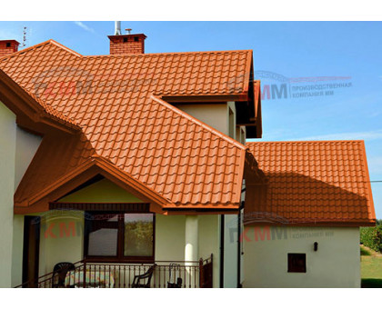 Металлочерепица кредо 0,45 RAL 2004 Полиэстер Металлочерепица кредо 0,45 RAL 2004 Полиэстер