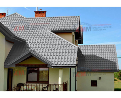 Металлочерепица кредо 0,5 RAL 7004 Satin Металлочерепица кредо 0,5 RAL 7004 Satin
