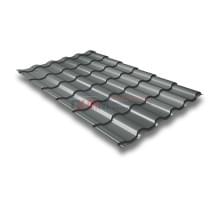 Металлочерепица кредо 0,45 RAL 7005 Полиэстер