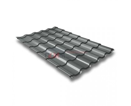 Металлочерепица кредо 0,45 RAL 7005 Полиэстер Металлочерепица кредо 0,45 RAL 7005 Полиэстер