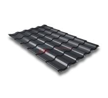 Металлочерепица кредо 0,45 RAL 7024 Полиэстер