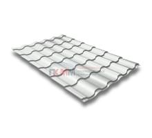 Металлочерепица кредо 0,5 RAL 9003 Satin